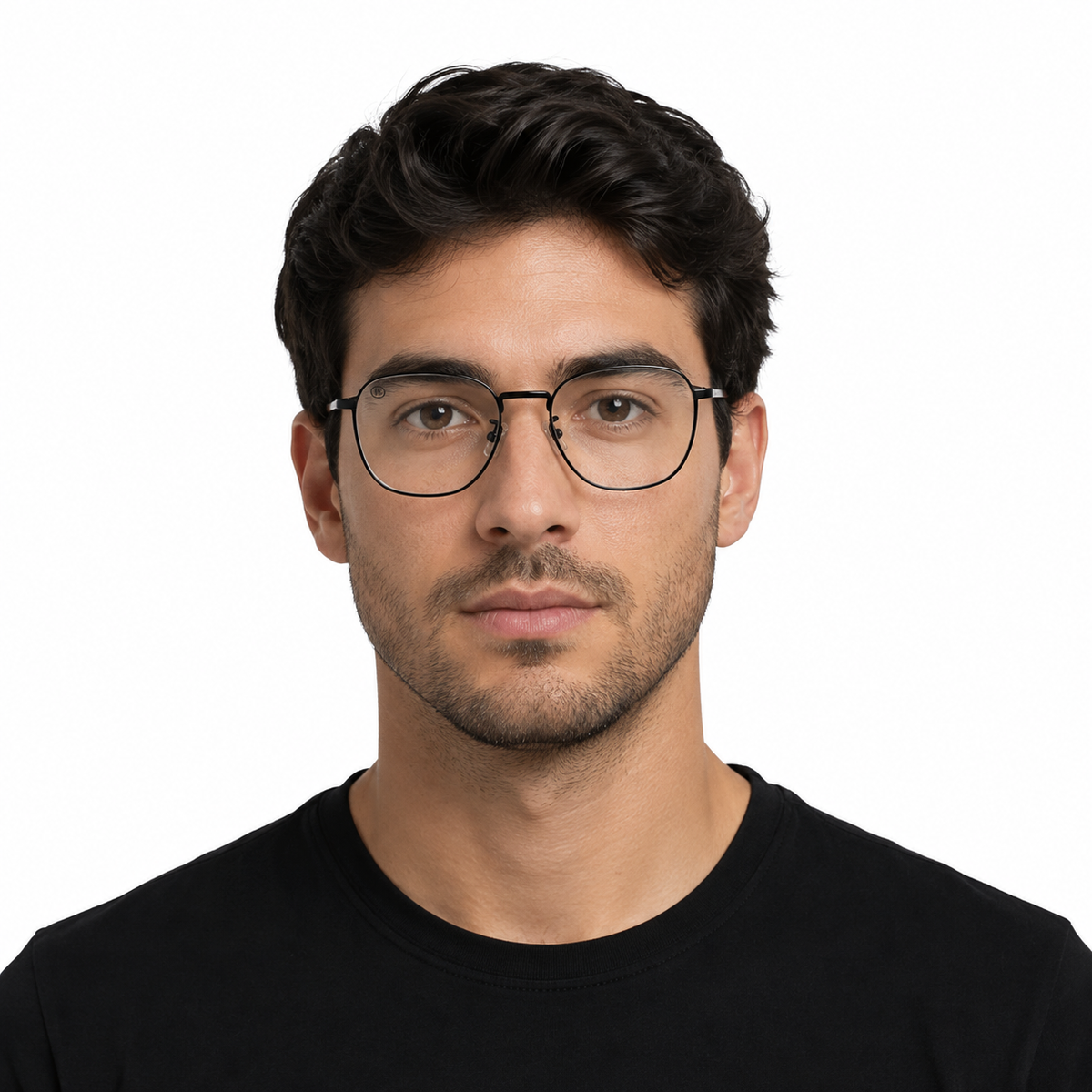 Óculos de Grau Masculino Beta Titanium Preto