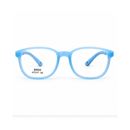 Óculos de Grau Infantil Masculino Azul Flexível 89005