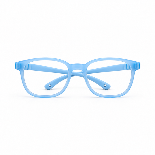 Óculos de Grau Infantil Masculino Azul Flexível 89005