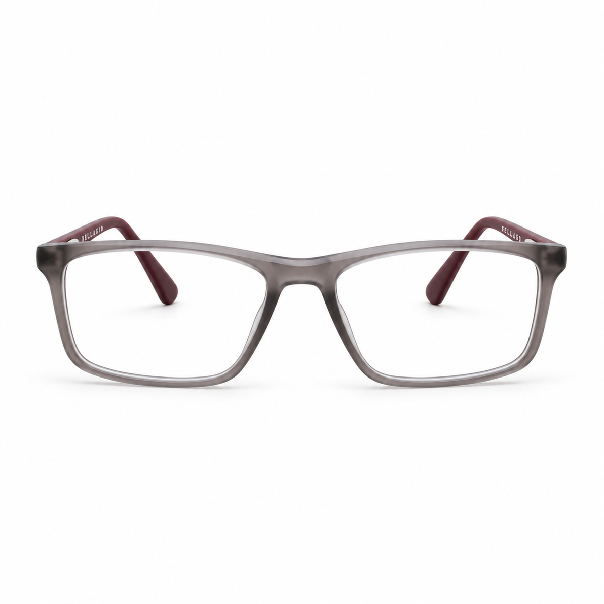 Óculos de Grau Infantil Masculino Bellagio Cinza com Vinho DX-2003