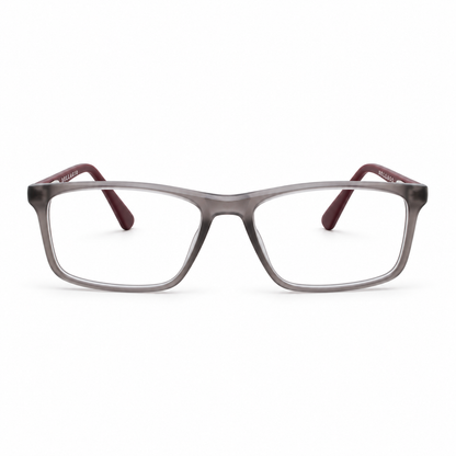 Óculos de Grau Infantil Masculino Bellagio Cinza com Vinho DX-2003