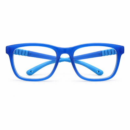 Óculos de Grau Infantil Masculino Azul Flexível 89003