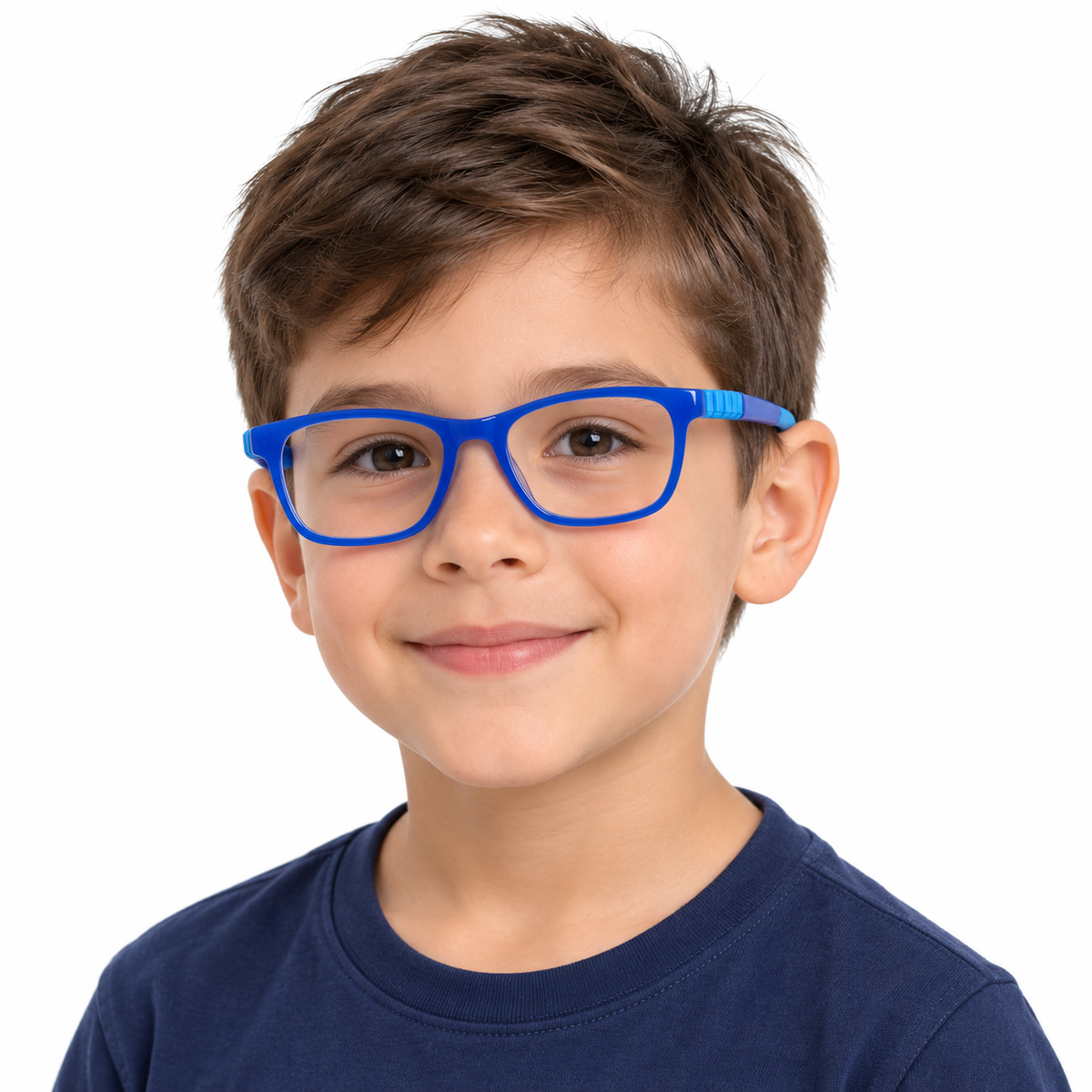 Óculos de Grau Infantil Masculino Azul Flexível 89003