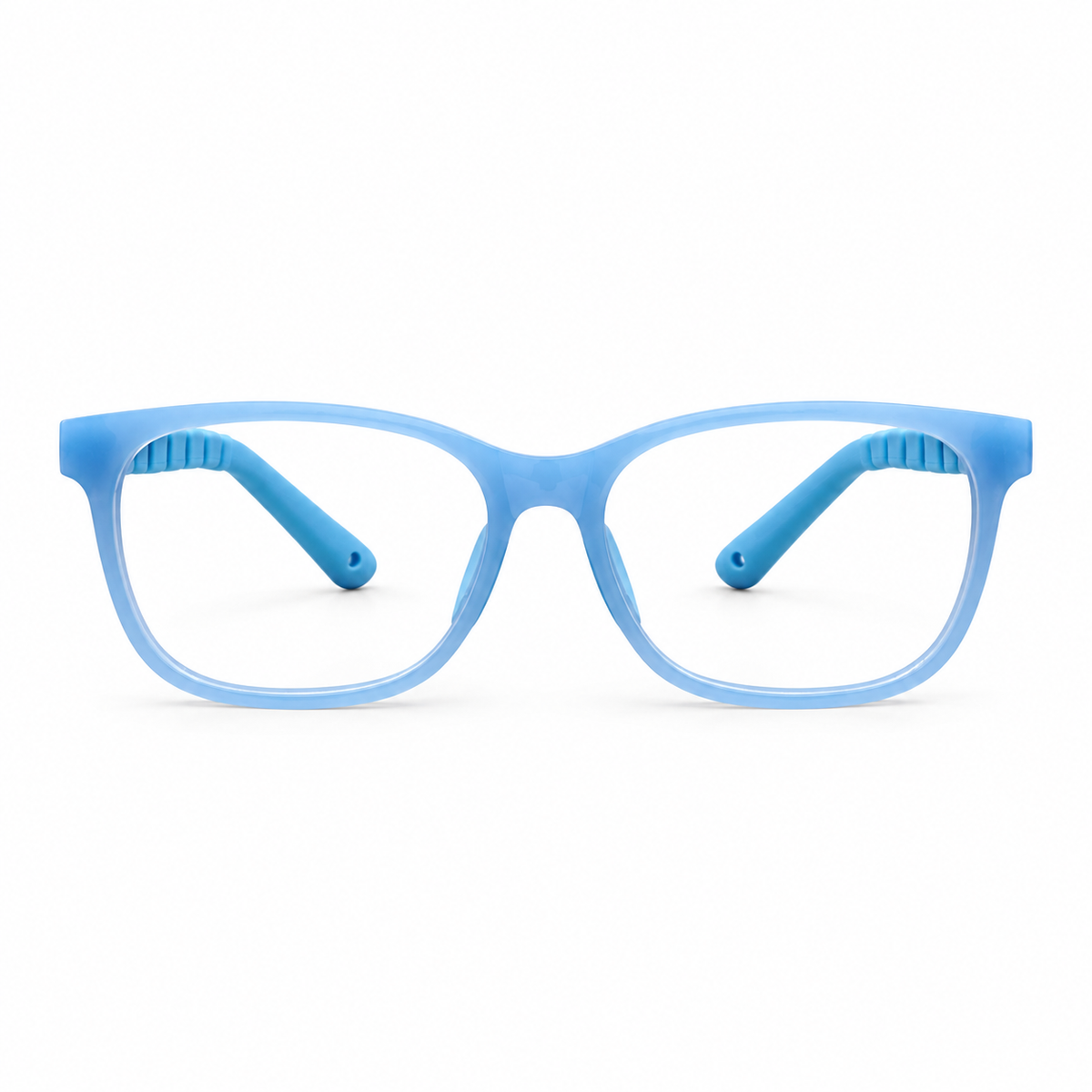 Óculos de Grau Infantil Masculino Clip-On Azul Flexível