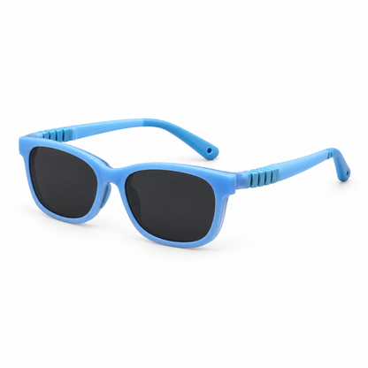 Óculos de Grau Infantil Masculino Clip-On Azul Flexível