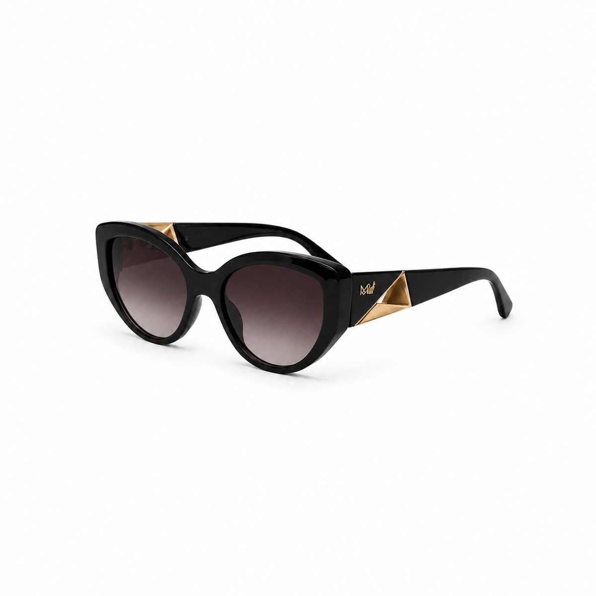 Óculos de Sol Miah Preto Dourado