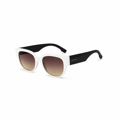 Óculos de Sol LeBlanc Branco Feminino Degradê