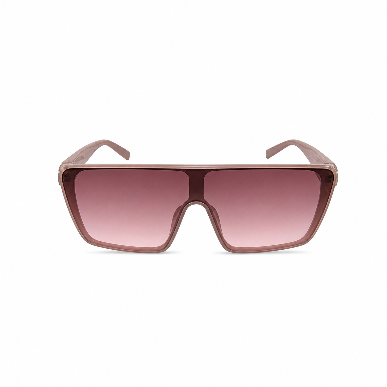 Óculos de Sol Feminino Oversized Rosa Translúcido