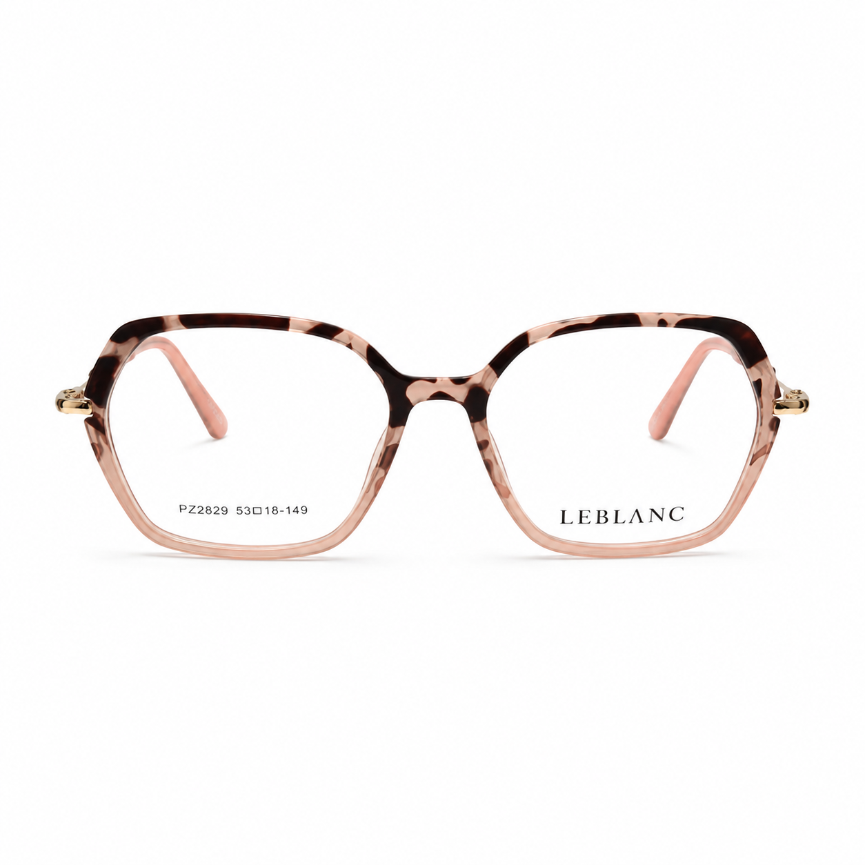 Óculos de Grau Leblanc Feminino Rosé Tartaruga