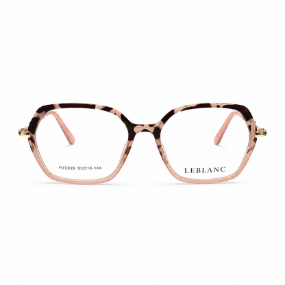 Óculos de Grau Leblanc Feminino Rosé Tartaruga