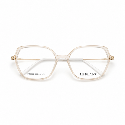 Óculos de Grau Leblanc Feminino Champagne Translúcido