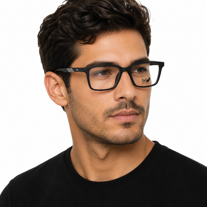 Armação Masculina preto fosco