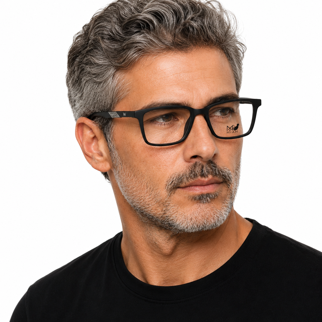 Armação Masculina preto fosco