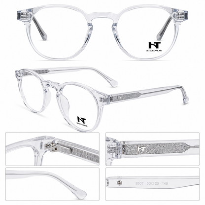 Armação HT Eyewear Acetato translúcido