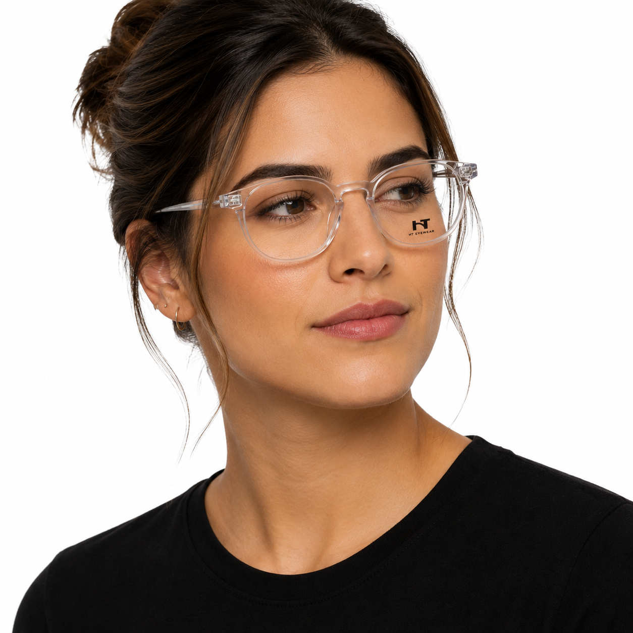 Armação HT Eyewear Acetato translúcido