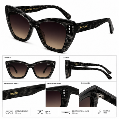 Óculos de Sol Feminino Keyper