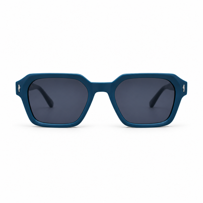 Óculos de Sol Masculino Cavalera Quadrado Azul Petróleo