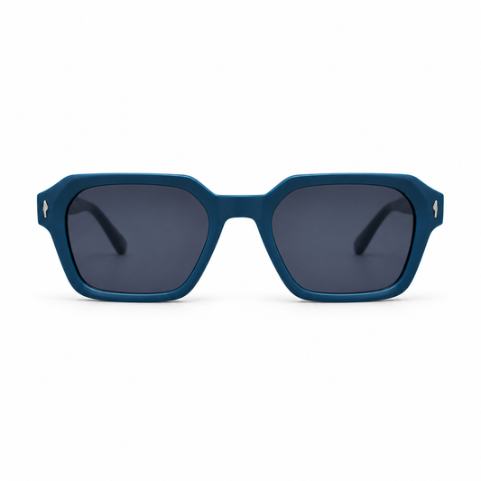 Óculos de Sol Masculino Cavalera Quadrado Azul Petróleo