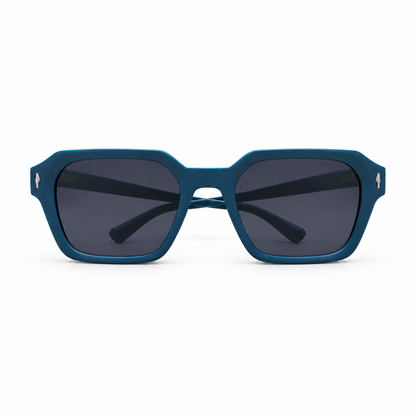 Óculos de Sol Masculino Cavalera Quadrado Azul Petróleo