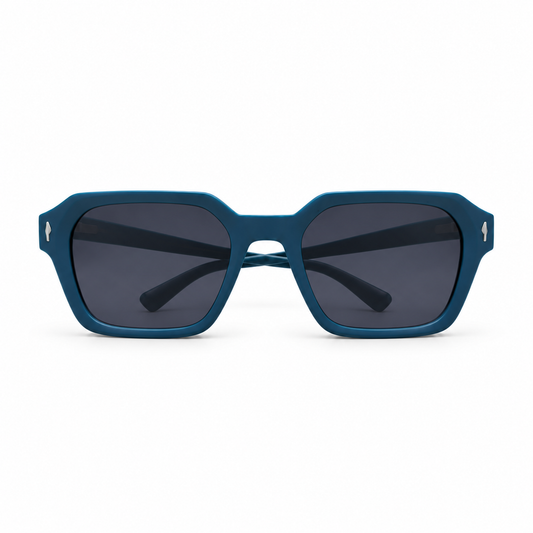 Óculos de Sol Masculino Cavalera Quadrado Azul Petróleo