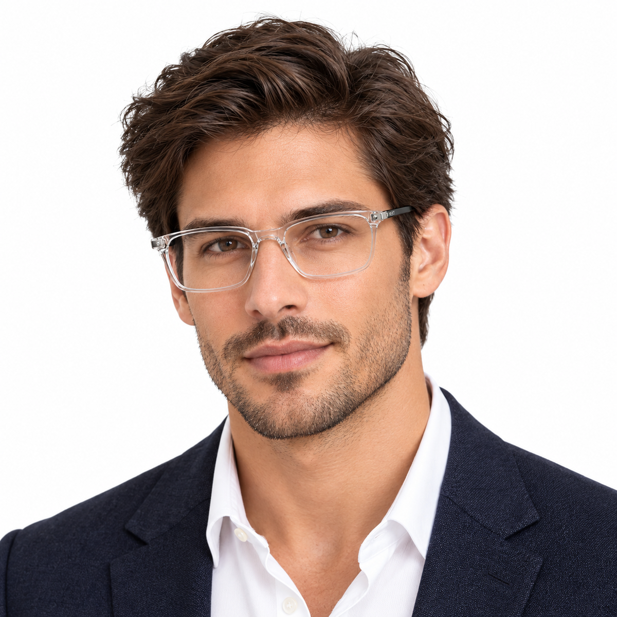 Óculos de Grau Masculino Next Cristal Retangular
