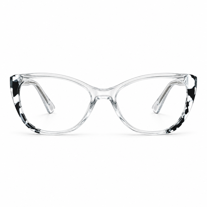 Óculos de Grau Feminino HT Cristal Gatinho